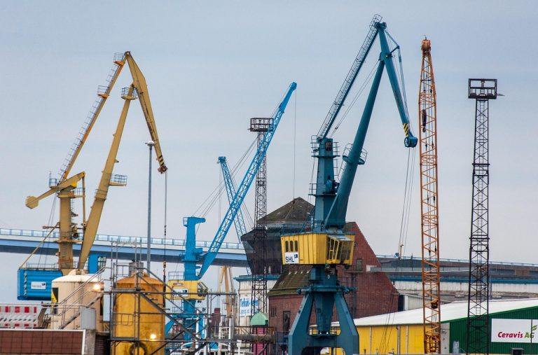 Cranes, industry, crane system — How Fixed-Term Deposits Help Protect Capital While Earning Steady Returns